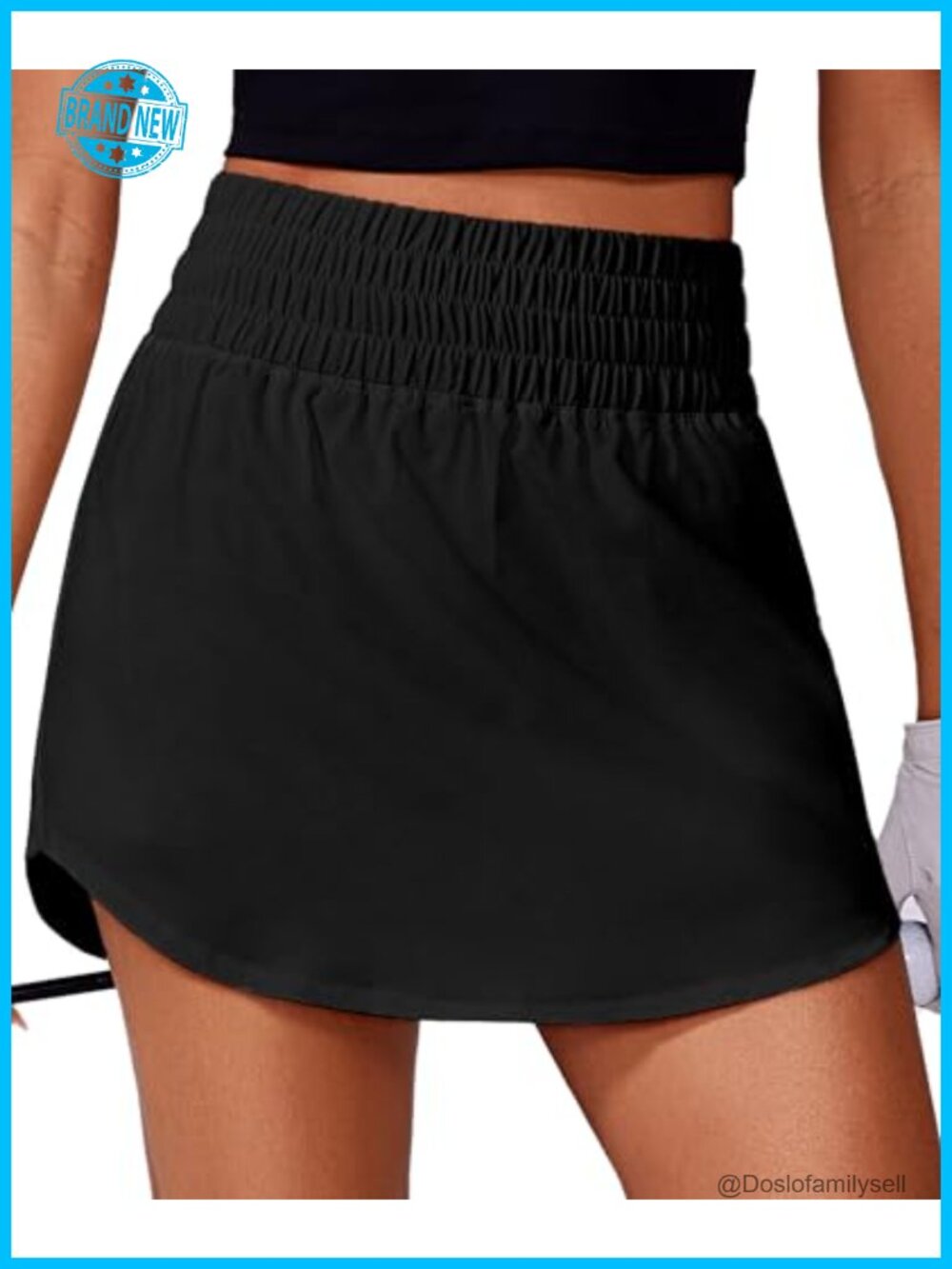 PINSPARK Women's 16" Golf Skort High Waisted A-Line Skirt with Pockets